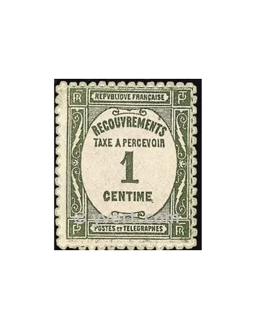 n° 55 - Timbre France Taxe