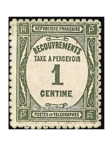 n° 55 - Timbre France Taxe 2