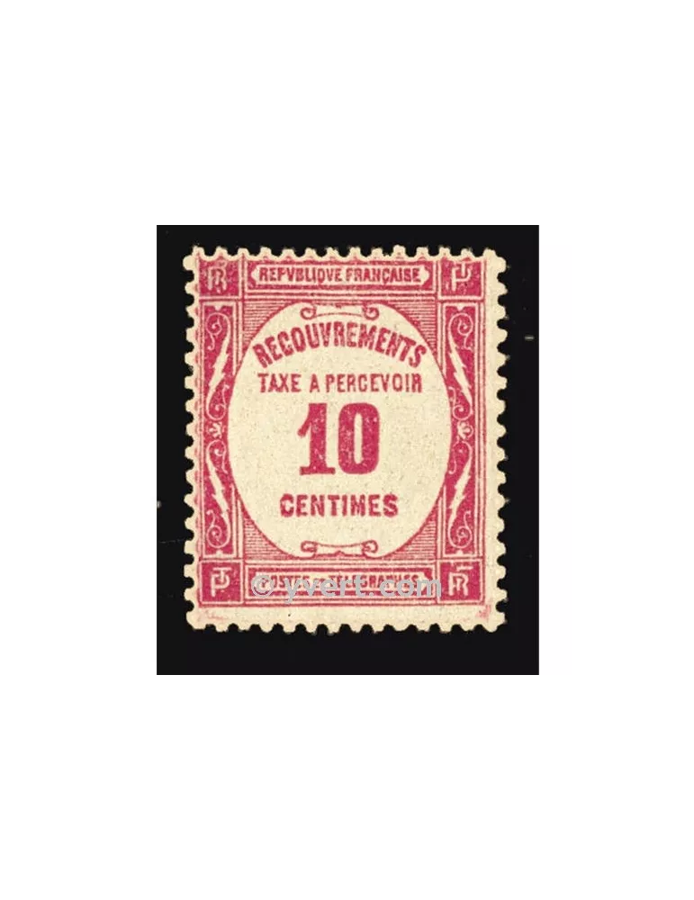 n° 56 - Timbre France Taxe