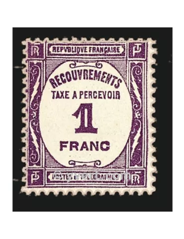 n° 59 - Timbre France Taxe 2