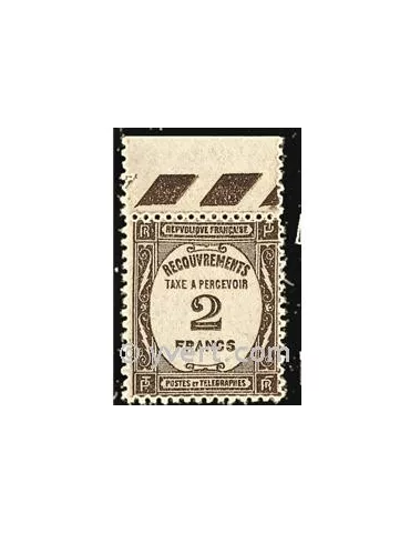 n° 62 - Timbre France Taxe