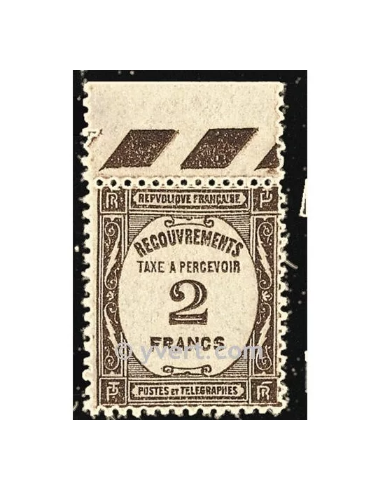 n° 62 - Timbre France Taxe