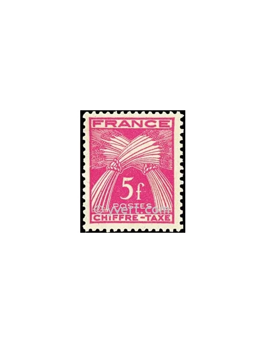 n° 75 - Timbre France Taxe