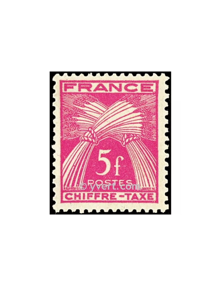 n° 75 - Timbre France Taxe