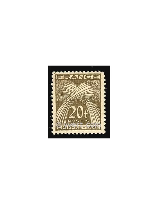 n° 77 - Timbre France Taxe
