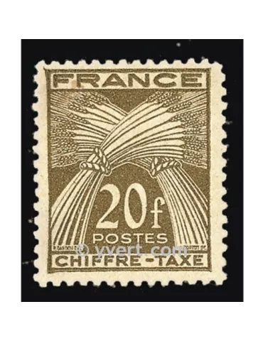 n° 77 - Timbre France Taxe 2