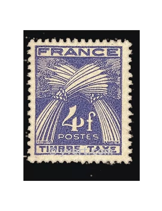 n° 84 - Timbre France Taxe