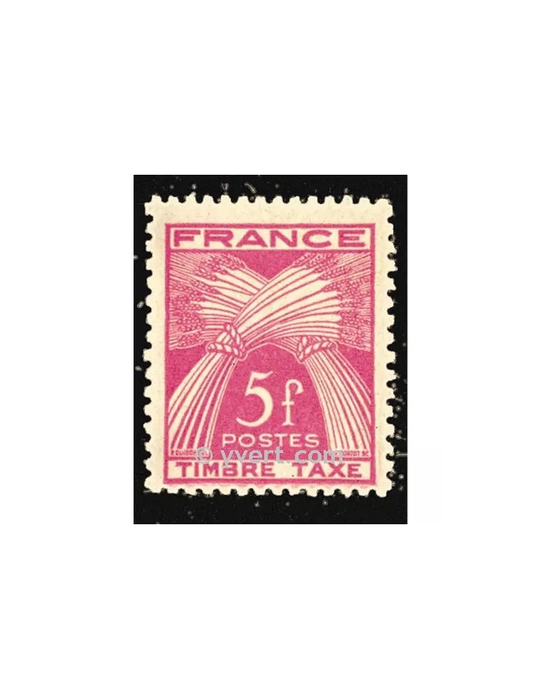 n° 85 - Timbre France Taxe