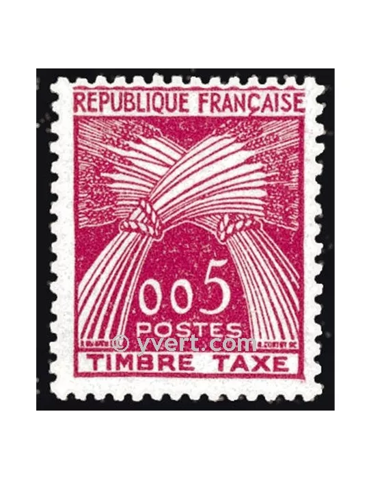 n° 90 - Timbre France Taxe