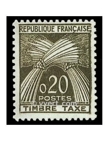 n° 92 - Timbre France Taxe 2