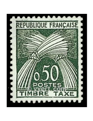 n° 93 - Timbre France Taxe 2