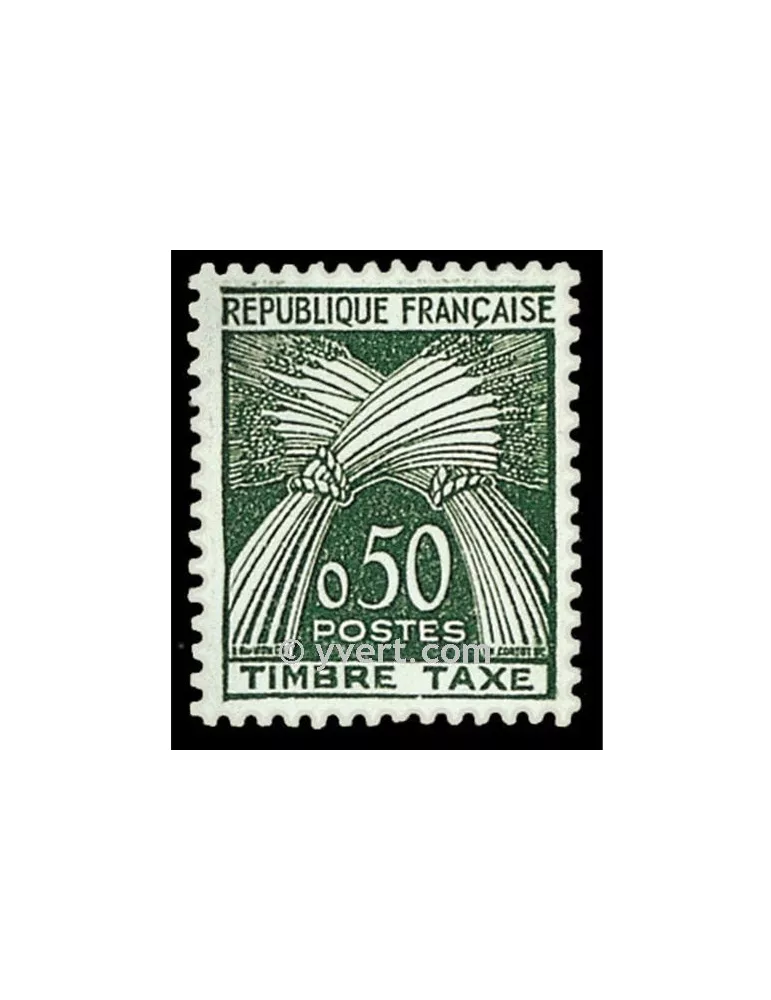 n° 93 - Timbre France Taxe