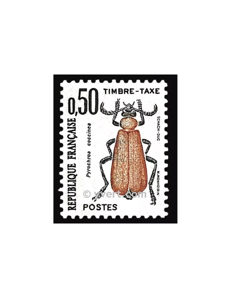 n° 105 - Timbre France Taxe