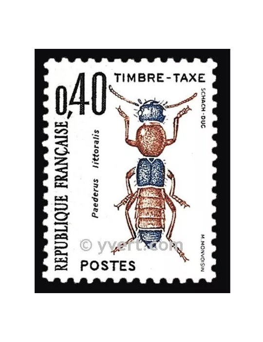 n° 110 - Timbre France Taxe