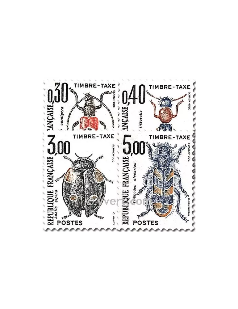 n° 109/112 - Timbre France Taxe