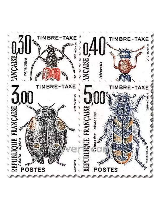 n° 109/112 - Timbre France Taxe