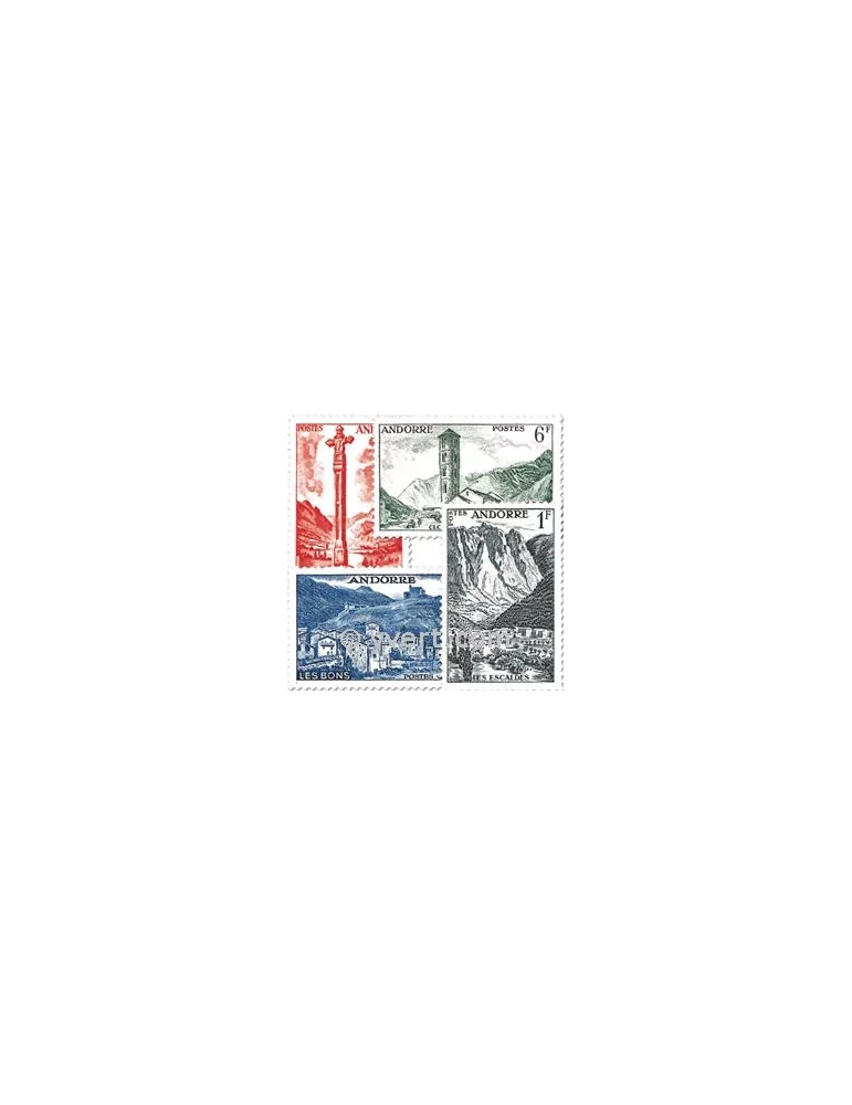 n° 138/153 - Timbre Andorre Poste