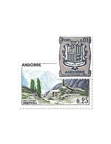 n° 153A/164 - Timbre Andorre Poste