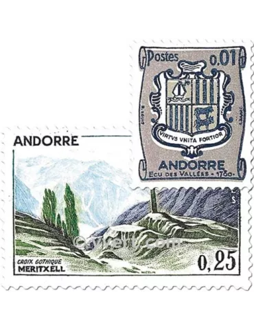 n° 153A/164 - Timbre Andorre Poste 2