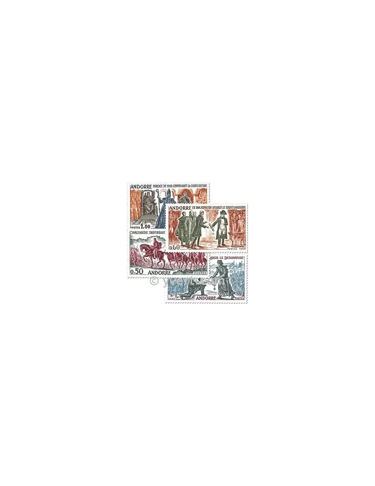 n° 167/170 - Timbre Andorre Poste