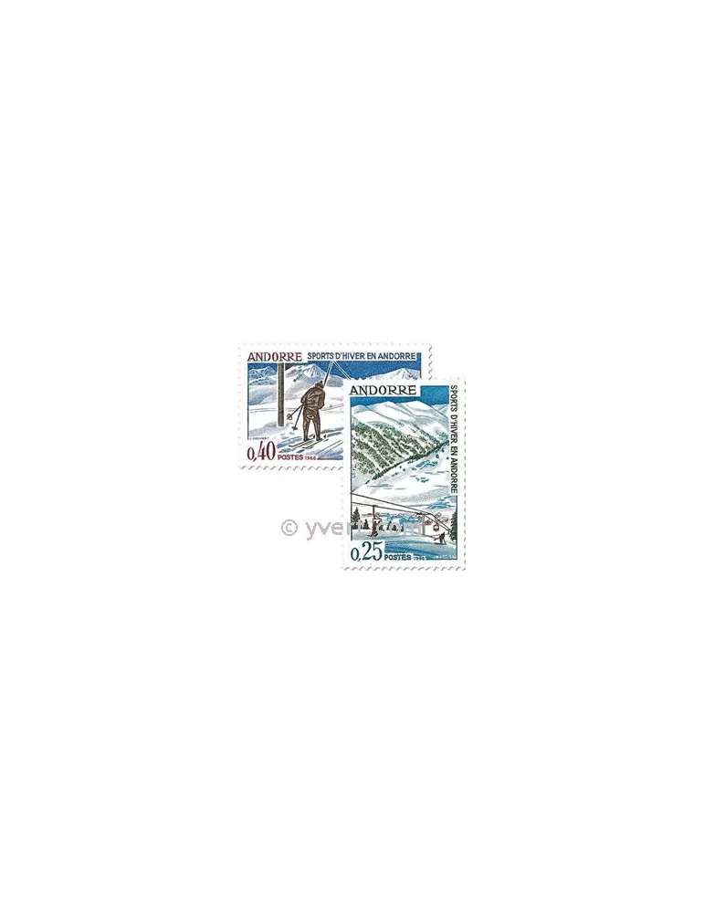 n° 175/176 - Timbre Andorre Poste