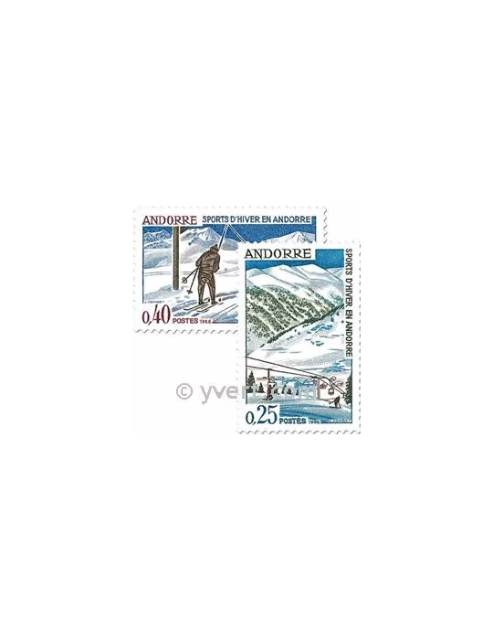 n° 175/176 - Timbre Andorre Poste