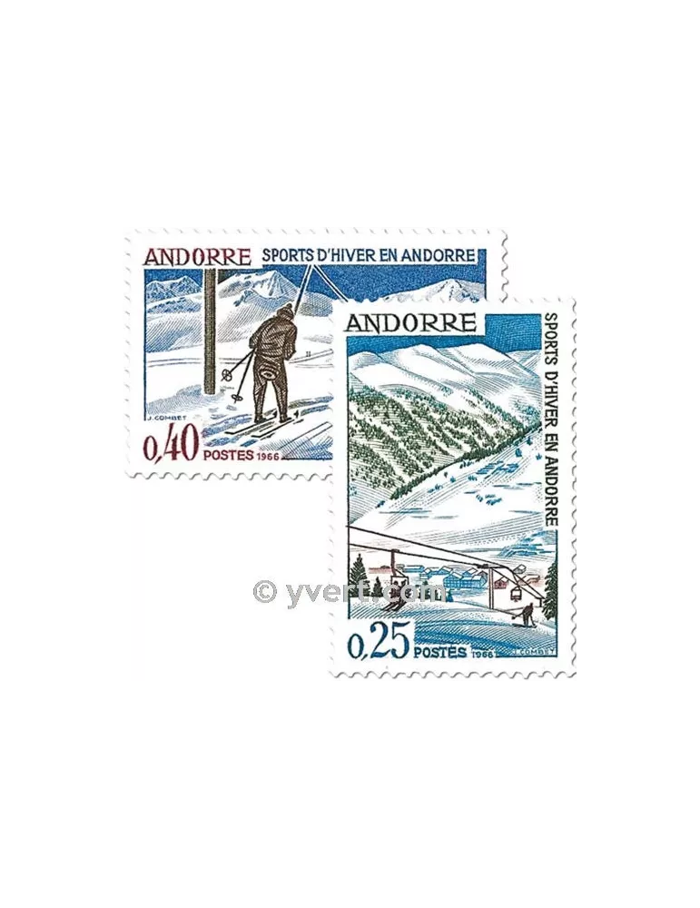 n° 175/176 - Timbre Andorre Poste