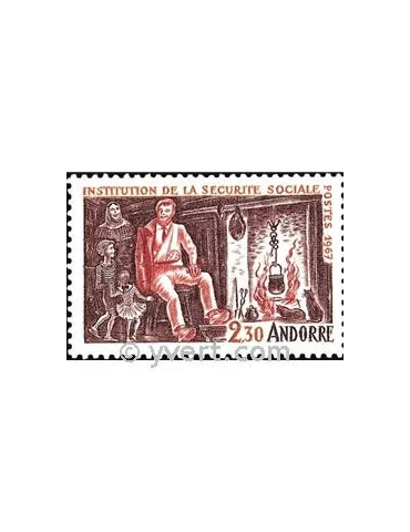 n° 183 - Timbre Andorre Poste