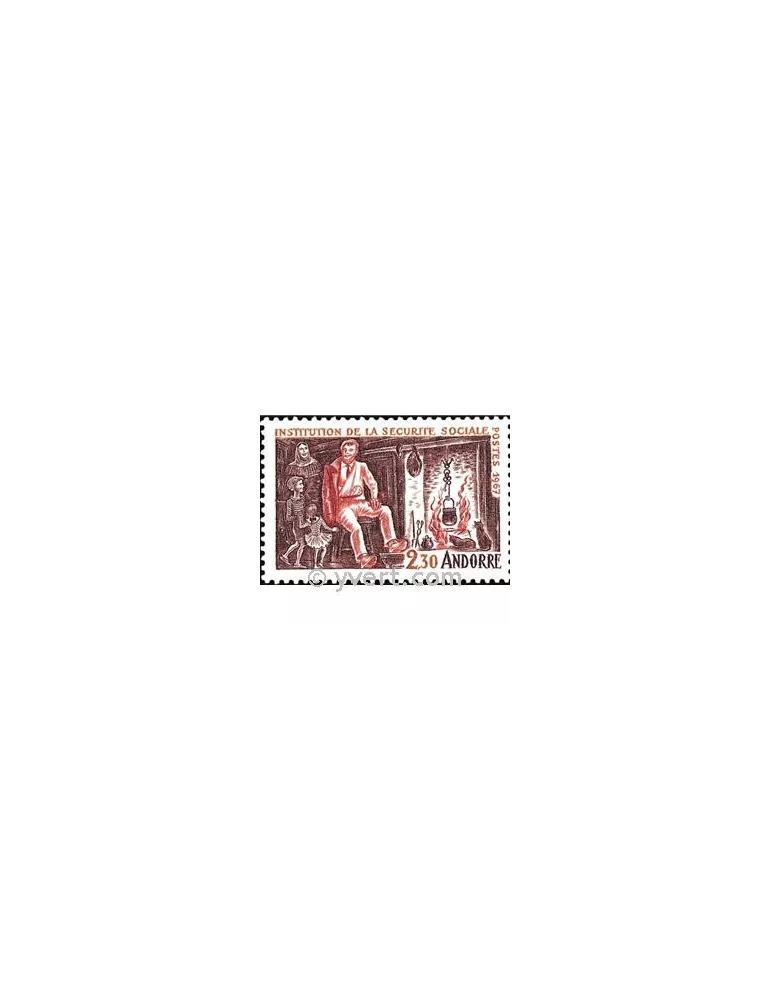 n° 183 - Timbre Andorre Poste