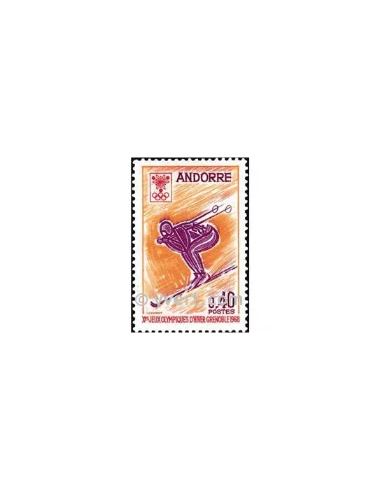 n° 187 - Timbre Andorre Poste