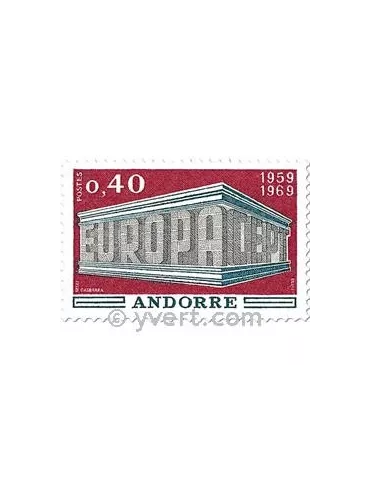 n° 194/195 - Timbre Andorre Poste