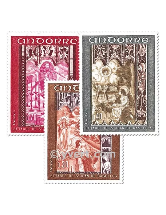 n° 198/200 - Timbre Andorre Poste