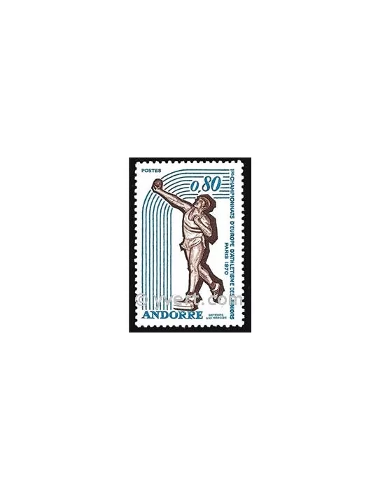 n° 205 - Timbre Andorre Poste