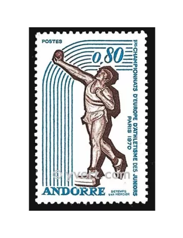 n° 205 - Timbre Andorre Poste 2