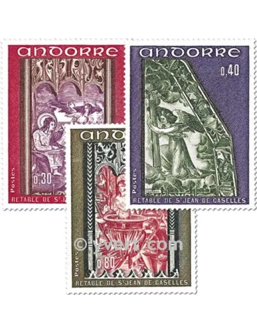n° 206/208 - Timbre Andorre Poste 2
