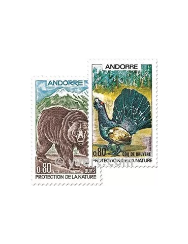 n° 210/211 - Timbre Andorre Poste