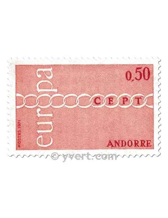 n° 212/213 - Timbre Andorre Poste
