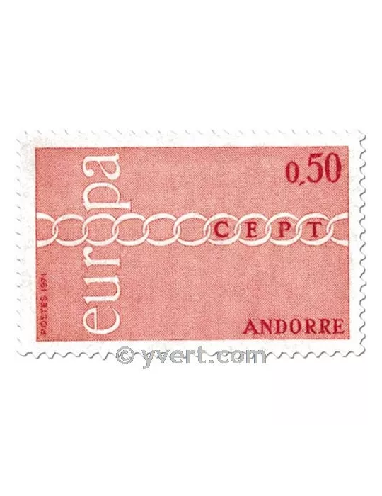 n° 212/213 - Timbre Andorre Poste