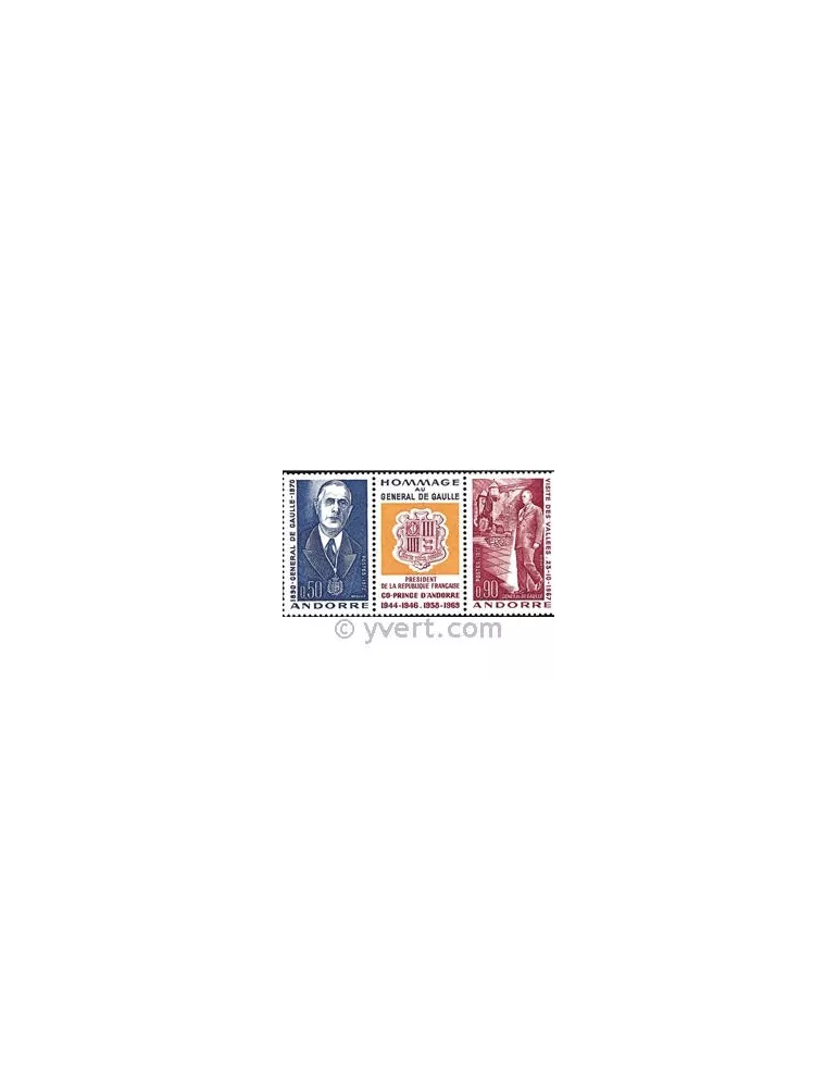 n° 225A - Timbre Andorre Poste