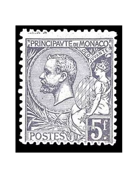 n° 46 - Timbre Monaco Poste