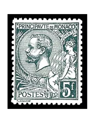 n° 47 - Timbre Monaco Poste 2