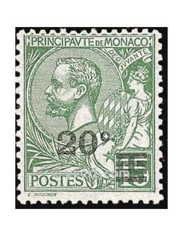 n° 51 - Timbre Monaco Poste 2
