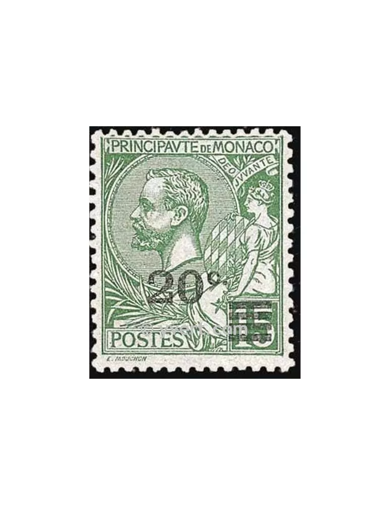 n° 51 - Timbre Monaco Poste