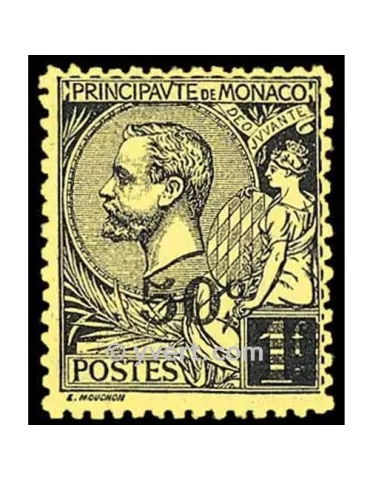 n° 53 - Timbre Monaco Poste 2