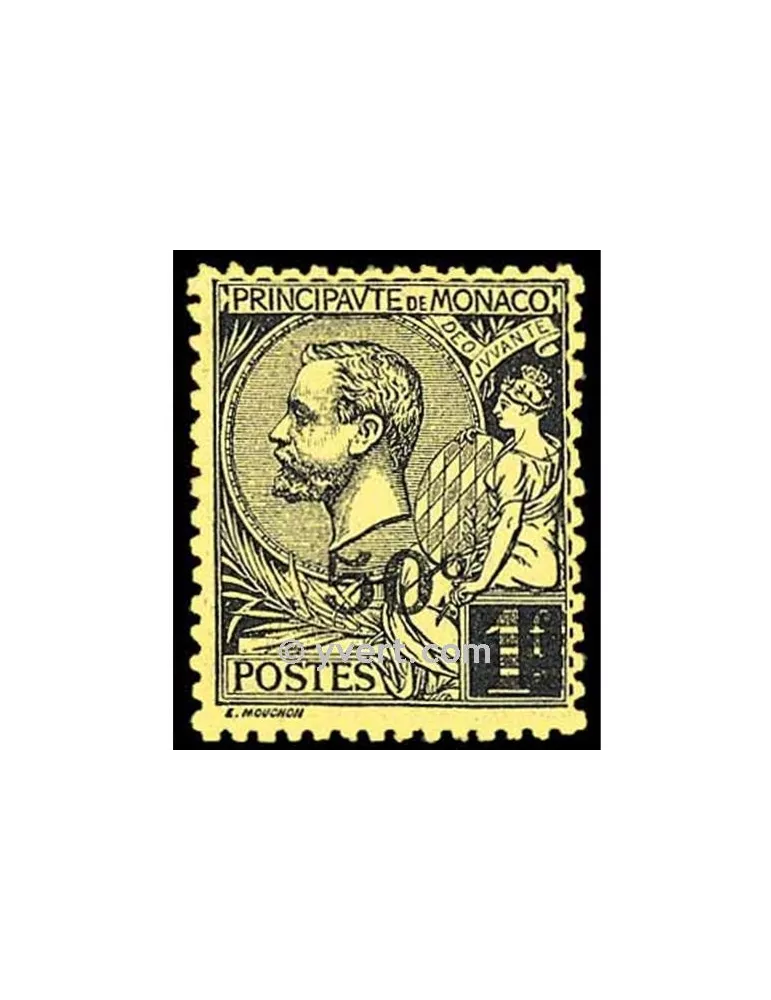 n° 53 - Timbre Monaco Poste
