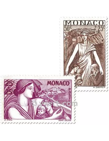 n° 215/224 - Timbre Monaco Poste 2