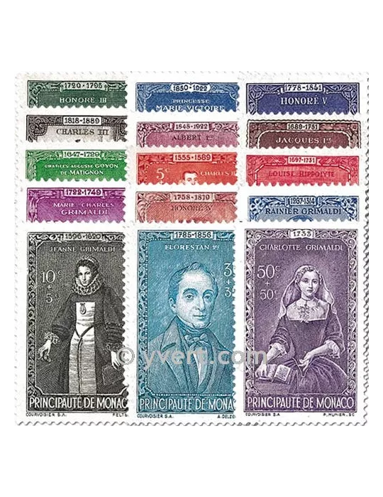 n° 234/248 - Timbre Monaco Poste