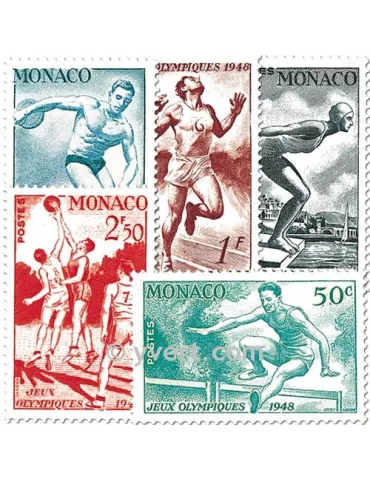 n° 319/323 - Timbre Monaco Poste 2