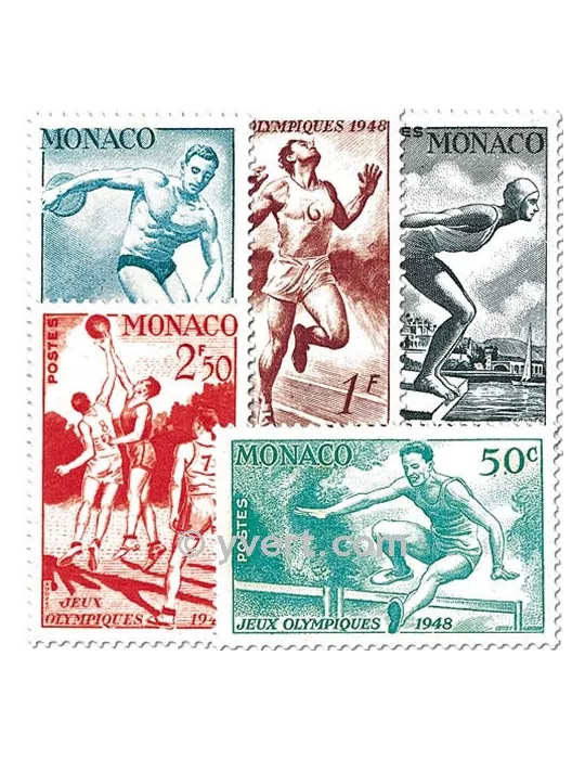 n° 319/323 - Timbre Monaco Poste