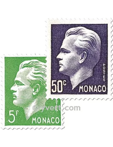 n° 344/350 - Timbre Monaco Poste 2